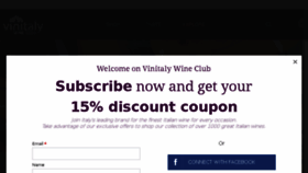 What Vinitalyclub.co.uk website looked like in 2015 (8 years ago)