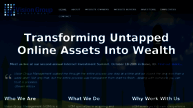 What Visiongroupmanagement.com website looked like in 2015 (8 years ago)