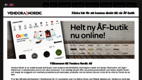 What Vendora.se website looked like in 2015 (8 years ago)