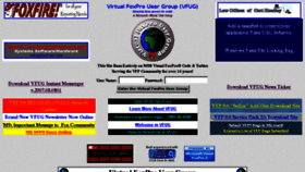 What Vfug.org website looked like in 2015 (8 years ago)