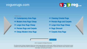 What Voguerugs.com website looked like in 2015 (8 years ago)