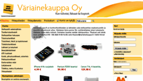 What Variainekauppa.fi website looked like in 2015 (8 years ago)