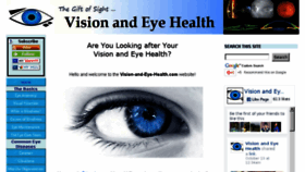 What Vision-and-eye-health.com website looked like in 2015 (8 years ago)
