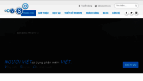 What Vietsoftgroup.com website looked like in 2015 (8 years ago)