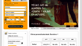 What Vueling.com website looked like in 2015 (8 years ago)