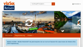 What Viasol-reisen.de website looked like in 2015 (8 years ago)