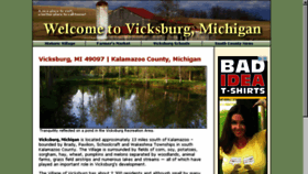 What Vicksburg-michigan.com website looked like in 2015 (8 years ago)
