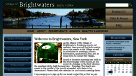 What Villageofbrightwaters.com website looked like in 2015 (8 years ago)