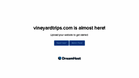 What Vineyardtrips.com website looked like in 2015 (8 years ago)