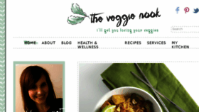 What Veggienook.com website looked like in 2015 (8 years ago)