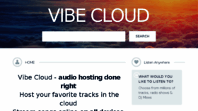 What Vibecloud.net website looked like in 2015 (8 years ago)