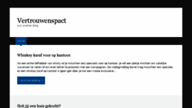 What Vertrouwenspact.nl website looked like in 2015 (8 years ago)