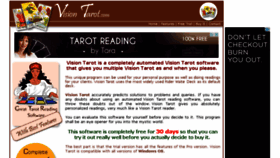 What Visiontarot.com website looked like in 2015 (8 years ago)