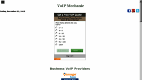 What Voipmechanic.com website looked like in 2015 (8 years ago)