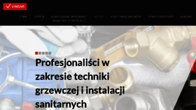 What Vinsar.pl website looked like in 2015 (9 years ago)