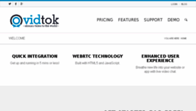 What Vidtok.com website looked like in 2015 (8 years ago)