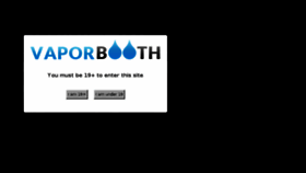 What Vaporbooth.com website looked like in 2016 (8 years ago)
