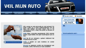 What Veilmijnauto.nl website looked like in 2016 (8 years ago)