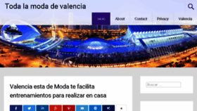What Valenciaestademoda.com website looked like in 2016 (8 years ago)
