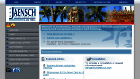 What Visaamerica.com website looked like in 2016 (8 years ago)