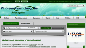 What Vind-een-psycholoog.be website looked like in 2016 (8 years ago)