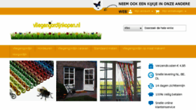 What Vliegengordijnkopen.nl website looked like in 2016 (8 years ago)