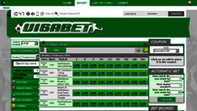 What Visabet.ng website looked like in 2016 (8 years ago)