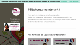 What Voyancepartelephone.tv website looked like in 2016 (8 years ago)
