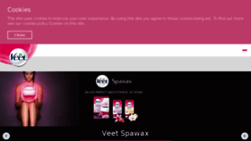 What Veet.com.au website looked like in 2016 (8 years ago)