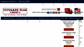 What Veteransflagdepot.com website looked like in 2016 (8 years ago)