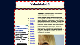 What Valmistalot.fi website looked like in 2016 (8 years ago)