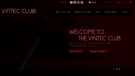 What Vintecclub.com.au website looked like in 2016 (8 years ago)