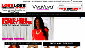 What Vivavuva.com website looked like in 2016 (8 years ago)