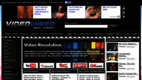 What Videowired.com website looked like in 2016 (8 years ago)
