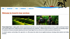 What Vietnamoriginaltravel.com website looked like in 2016 (8 years ago)