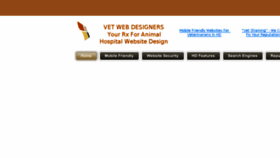 What Vetwebdesigners.com website looked like in 2016 (8 years ago)