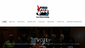 What Vote-nola.org website looked like in 2016 (8 years ago)