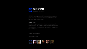 What Vgpro.com website looked like in 2016 (8 years ago)