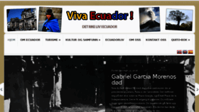 What Vivaecuador.no website looked like in 2016 (8 years ago)