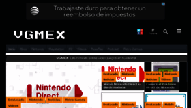 What Vgmex.com website looked like in 2016 (8 years ago)