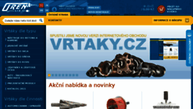 What Vrtaky.cz website looked like in 2016 (8 years ago)