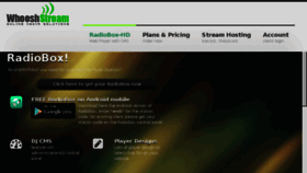 What V2.whooshstream.com website looked like in 2016 (8 years ago)