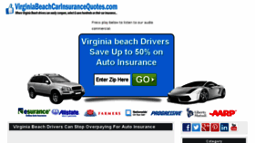 What Virginiabeachcarinsurancequotes.com website looked like in 2016 (8 years ago)