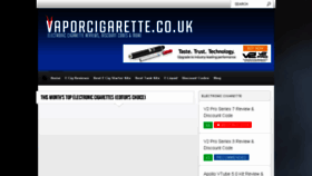 What Vaporcigarette.co.uk website looked like in 2016 (8 years ago)