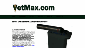 What Vetmax.com website looked like in 2016 (8 years ago)