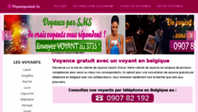 What Voyantgratuit.be website looked like in 2016 (9 years ago)
