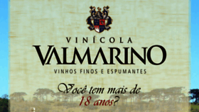 What Valmarino.com.br website looked like in 2016 (8 years ago)