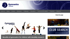 What Vic.gymnastics.org.au website looked like in 2016 (8 years ago)