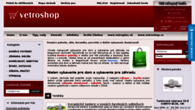 What Vetroshop.sk website looked like in 2016 (8 years ago)