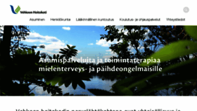 What Vehkoonhoitokoti.fi website looked like in 2016 (8 years ago)